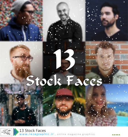 13 تصاویر استوک چهره در اندازه های مختلف